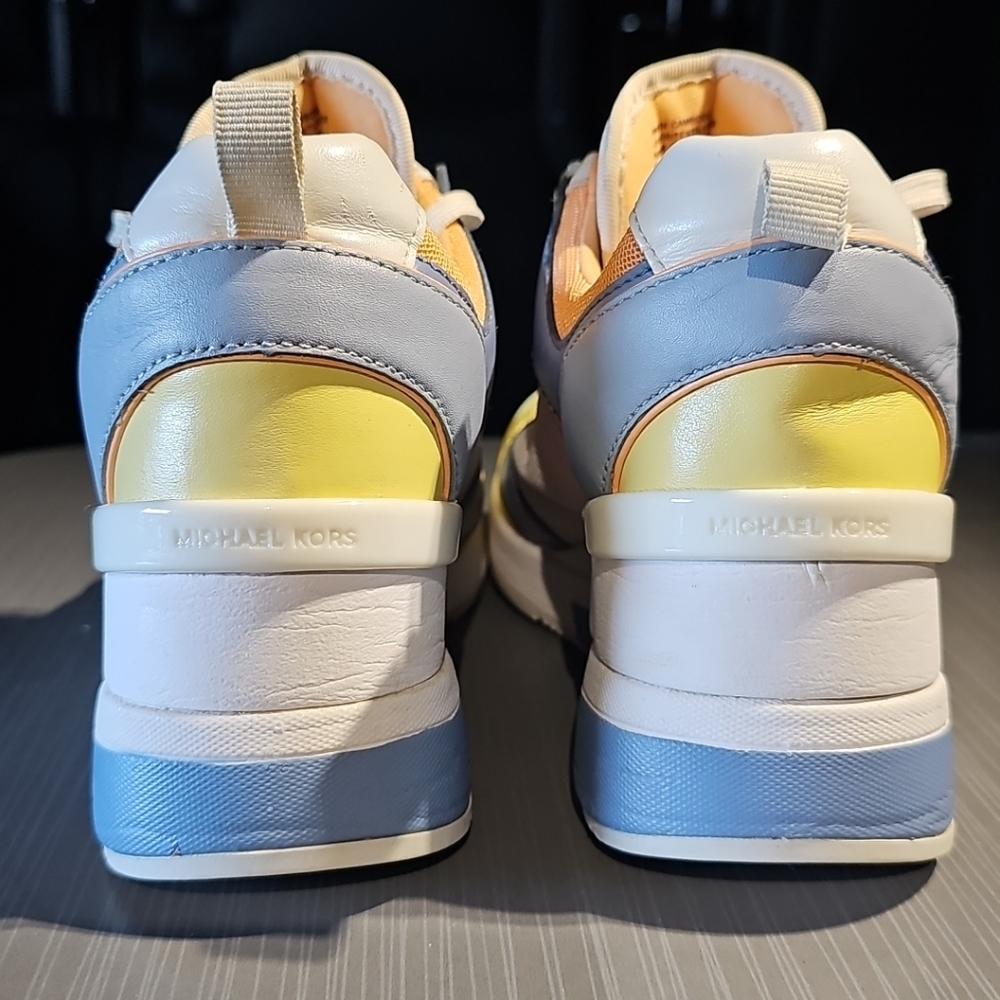 Michael Kors Georgie Trainer Sneakers Multi Color Sz 6M Limited Edition Rare EUC - Picture 5 of 10
